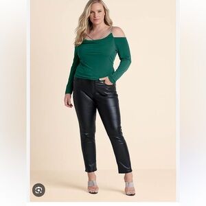 Venus faux leather pants